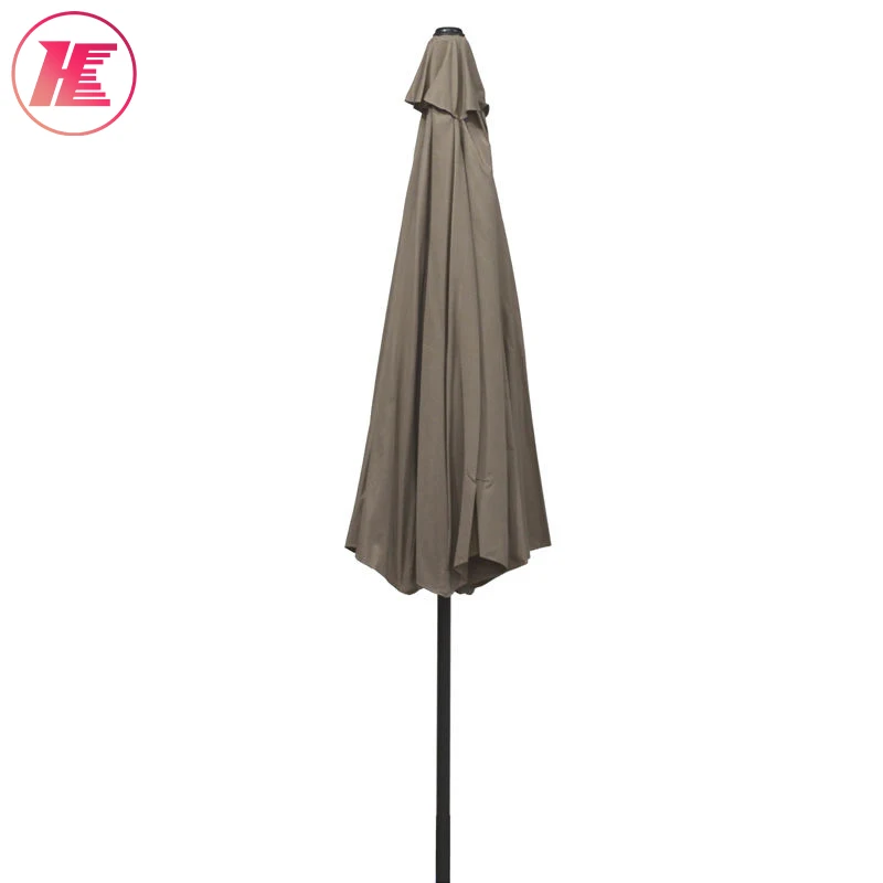 Manufacture Outdoor Garden Courtyard Leisure Sunshade  Sunscreen Hand Folded Telescopic Pillar Sun Umbrella