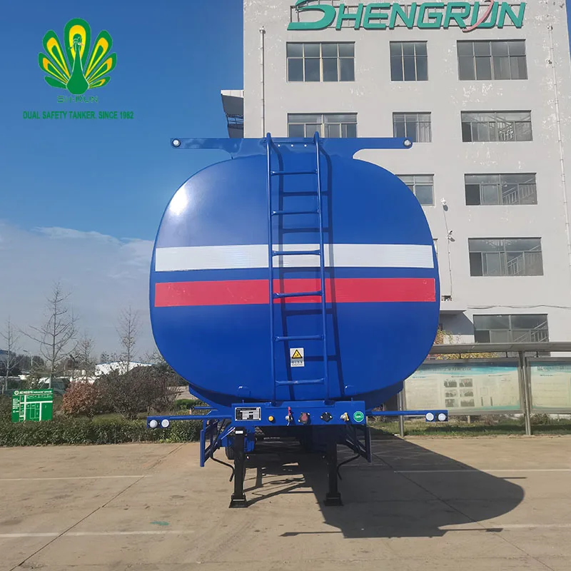 4-axis super large cubic gasoline diesel special trailer for transportation multi-compartment design Total length 13 meters