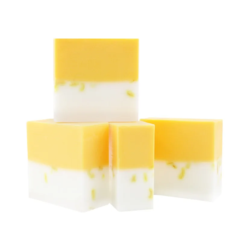 FDA Approved Custom Dual Layer Bath Soap Handmade Natural Plant Extract Essential Oil Facial Body Cleaning Soap