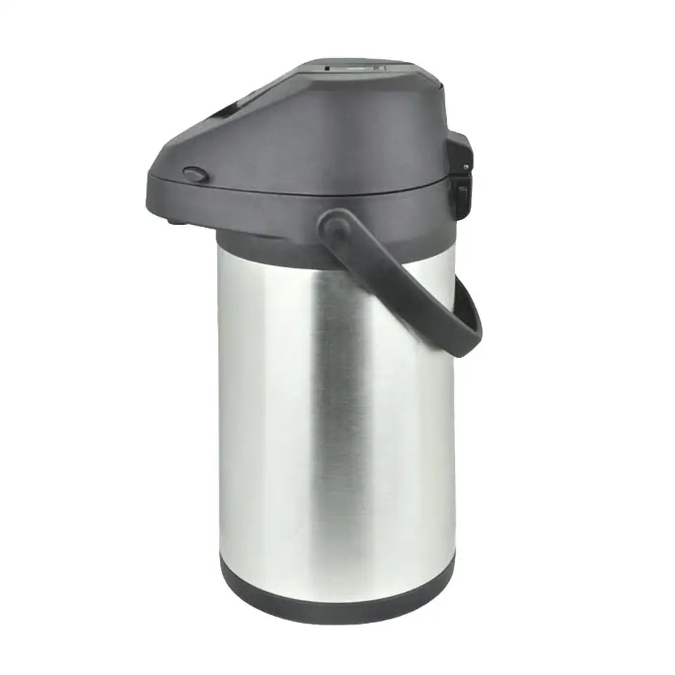 wholesale Stainless steel Lever insulated isolation thermal thermos vacuum airpot pump pot 2.5L 3.0L 3.5L 4.0L 4.5L 5.0L