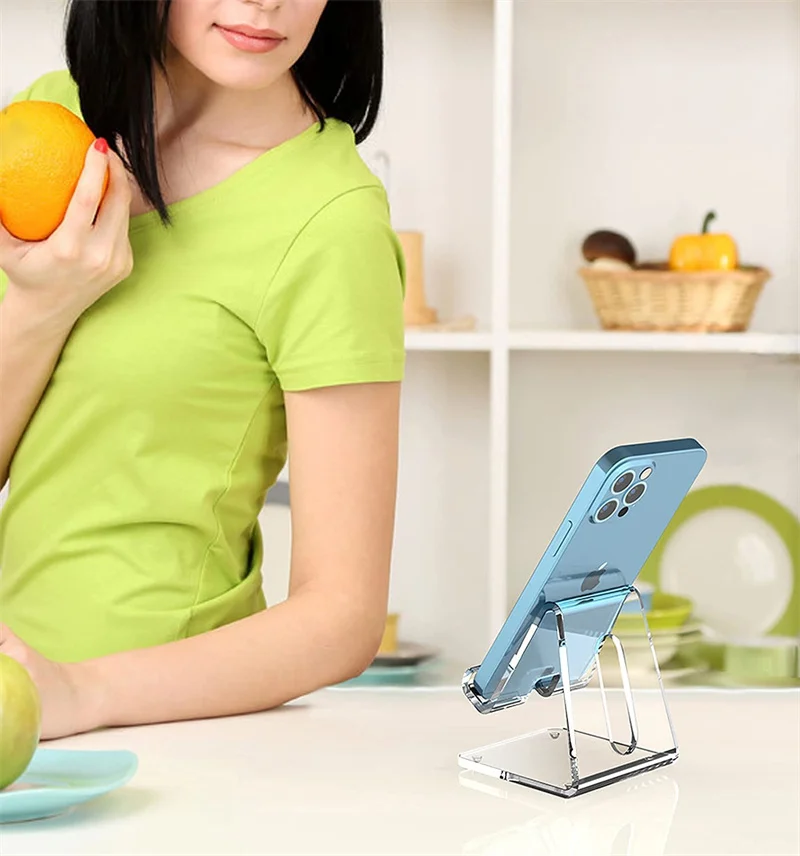 Wholesale Acrylic Plinths Display Base  Laptop Tablet Cell Mobile Phone Holder Stand