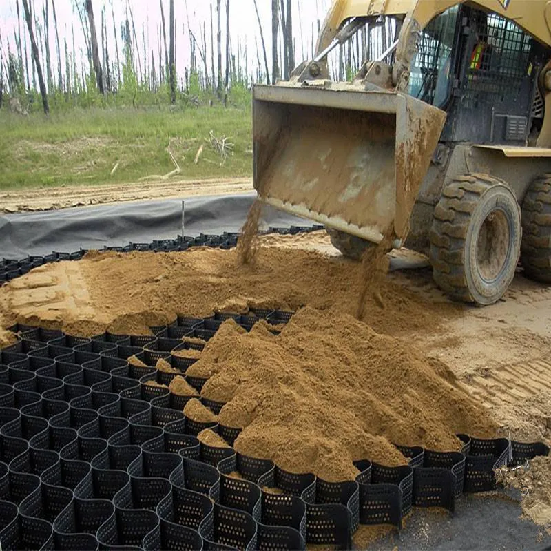 plastic honeycomb gravel grid geocell stabilizer for driveways