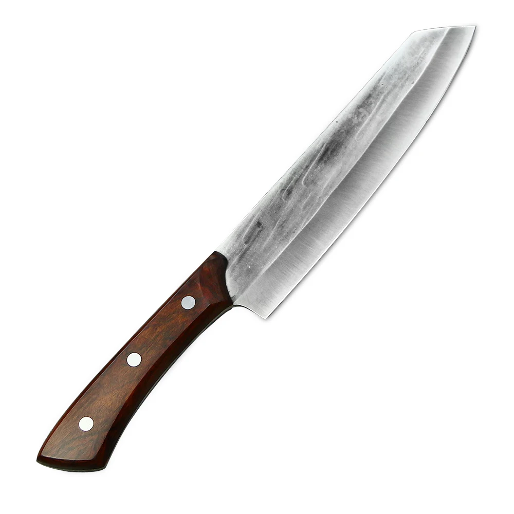 kitchen knife wood handle handmade knife forged cooking knives