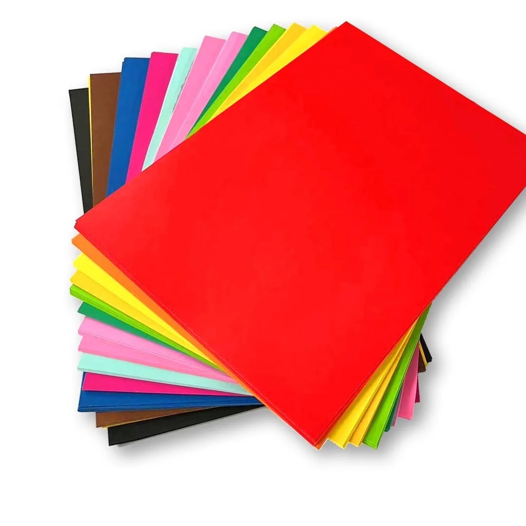 Stationary Multi-colored Color Offset Bond Paper Board Folder with 3pcs Box