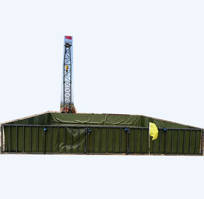 
Customized Size Metal Frame Pool Flexible Water Tank Tarpaulin Fish Farming Pond 