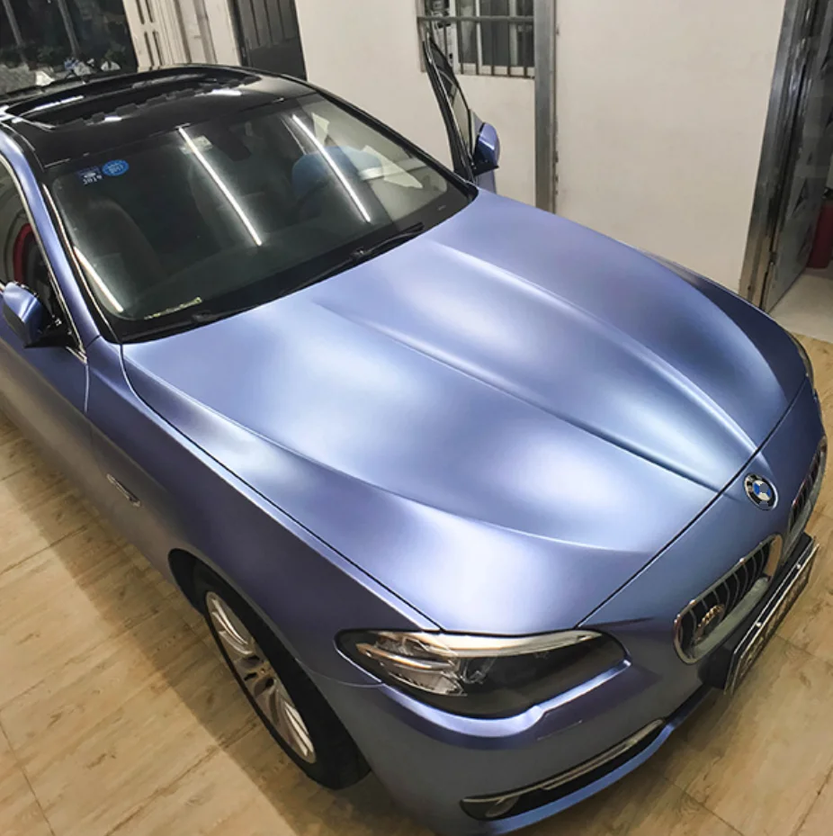 Dark Gray Holographic Laser Colorful Tint sticker For Cars Exterior Vinyl Wrap Vehicle Color Changing Film