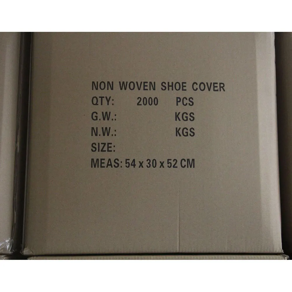 Anti-static Shoe Cover With Conductive Traction Strip Disposable non woven ESD Overshoes Boot Covers for Cleanroom Industry