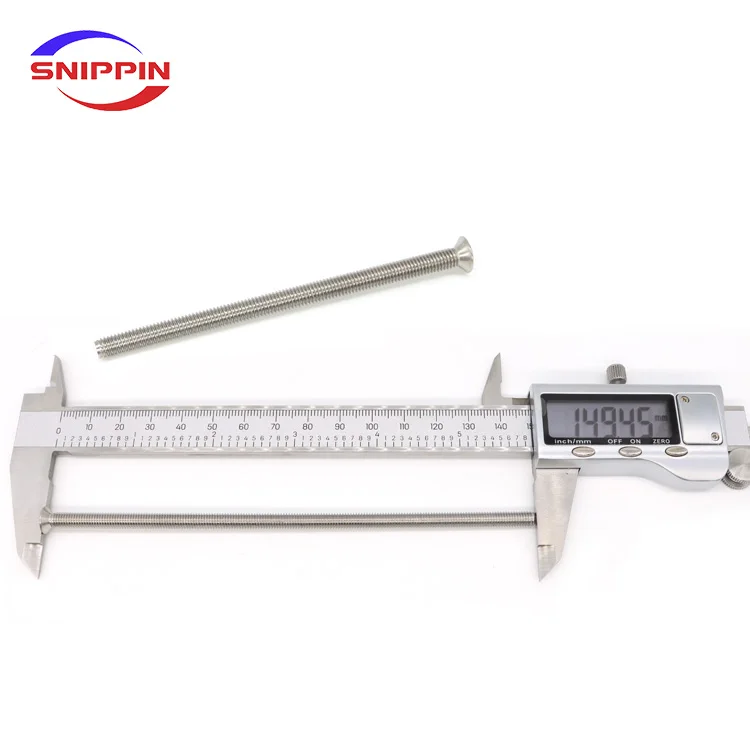 M2 M2.5 M3 M4 M5 M6 304 Stainless Steel Lengthened Cross Phillips Flat Countersink Head Screw Bolts L=90-200mm Extra Long Screw