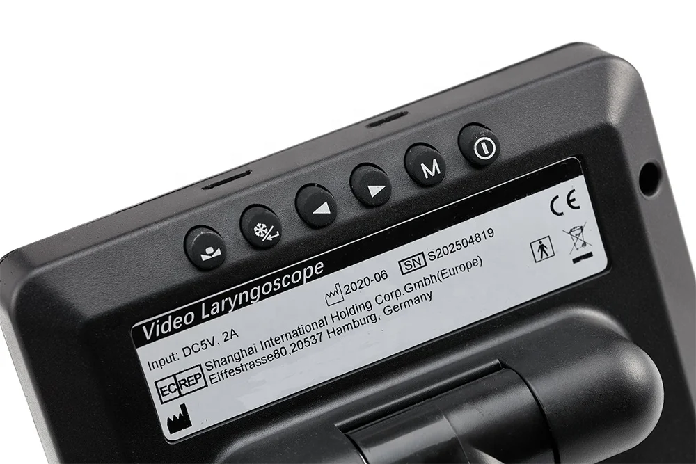 LTEV21 New Arrival Portable Flexible Endoscope Large Screen Bronchoscope Hugemed Video Laryngoscope