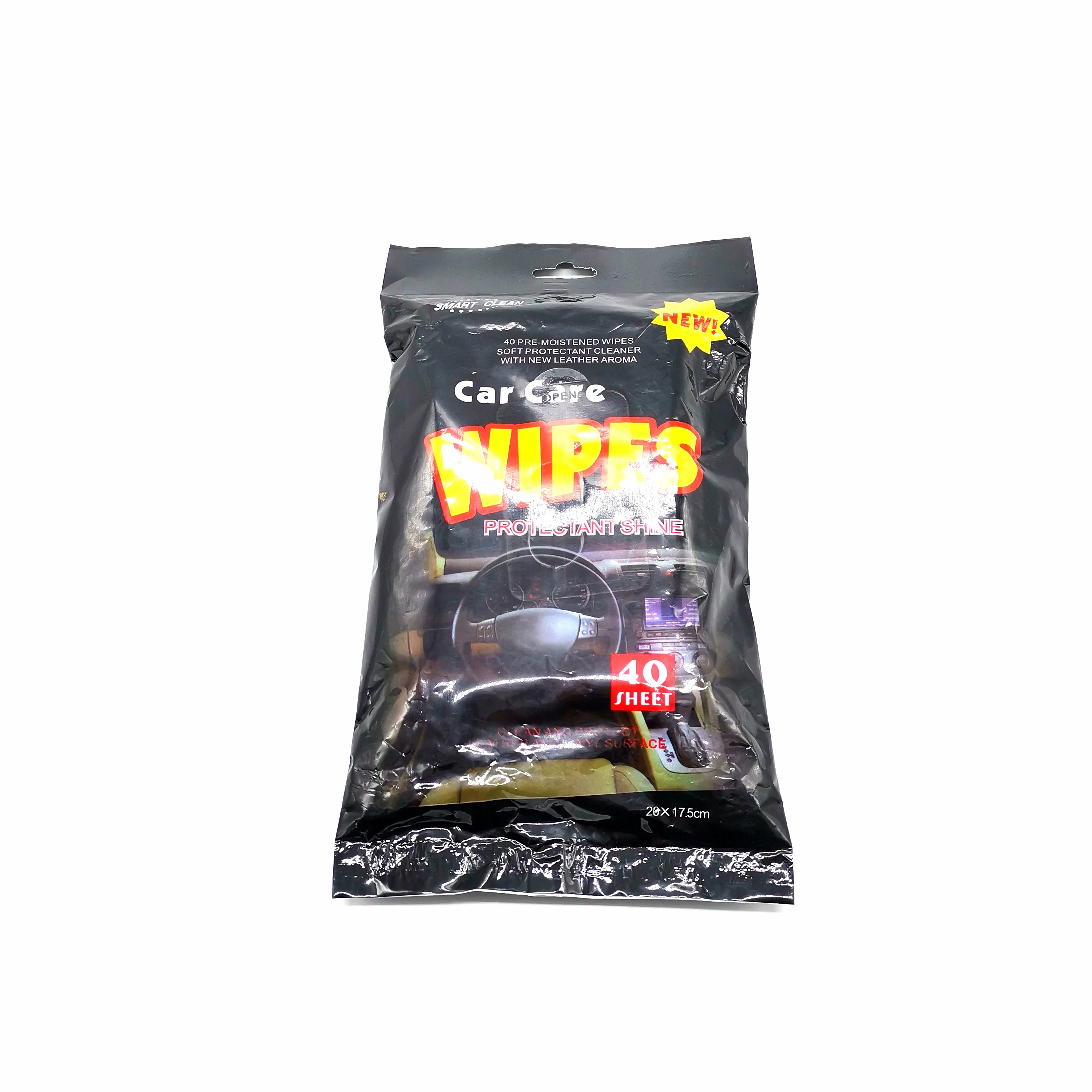 40 шт., влажные салфетки для автомобиля