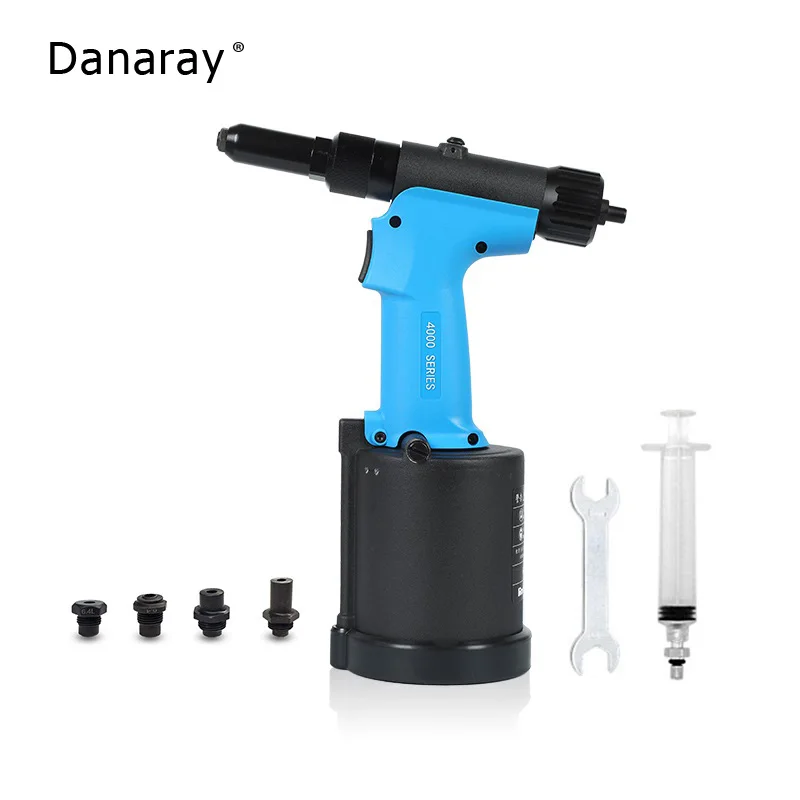 Pneumatic Hydraulic Blind Rivet Gun Powerful Pull Force Air Riveter Stainless Steel 4.0 4.8 6.4mm Riveting Tool