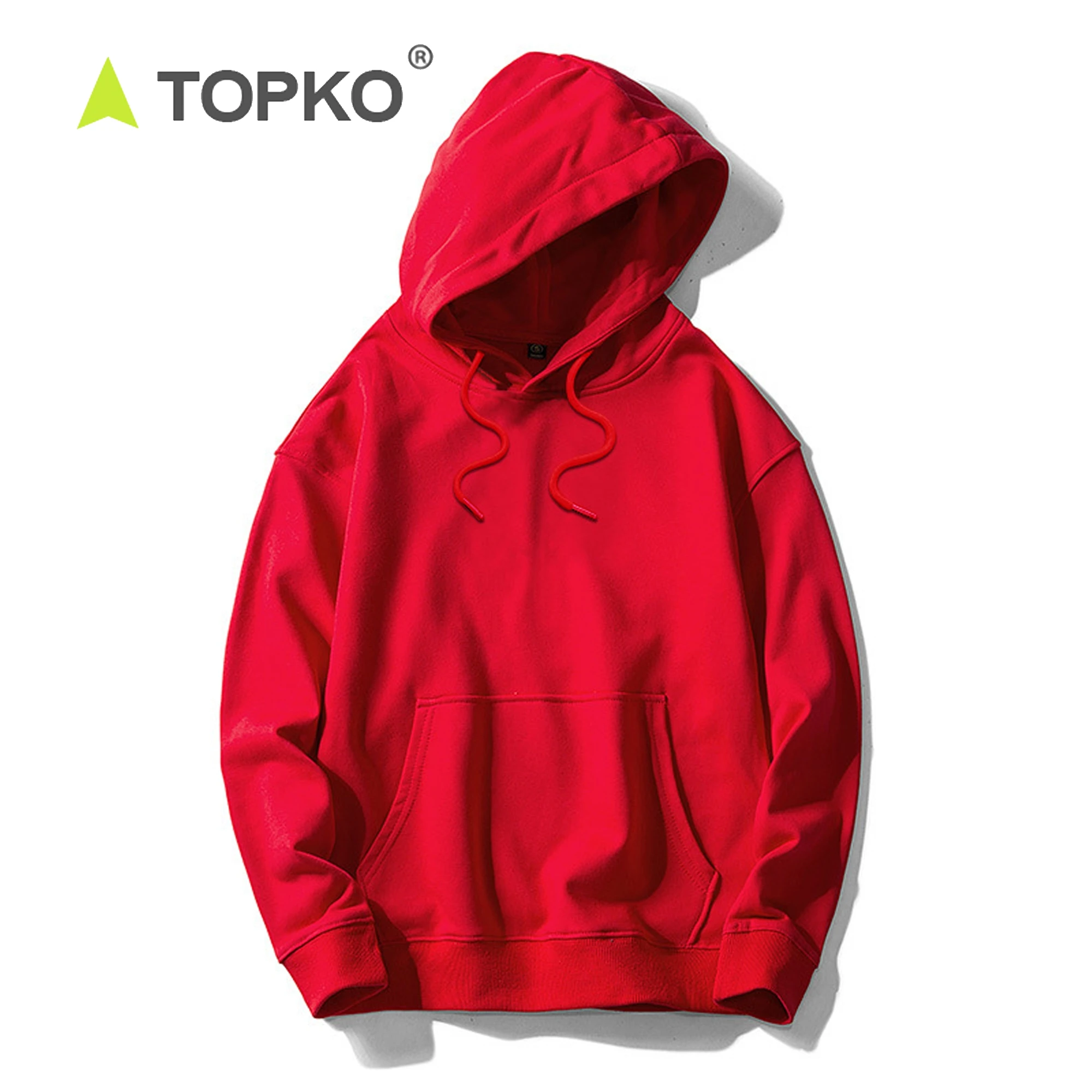 
TOPKO high quality Custom-Made streetwear gym pullover women Hoodie 