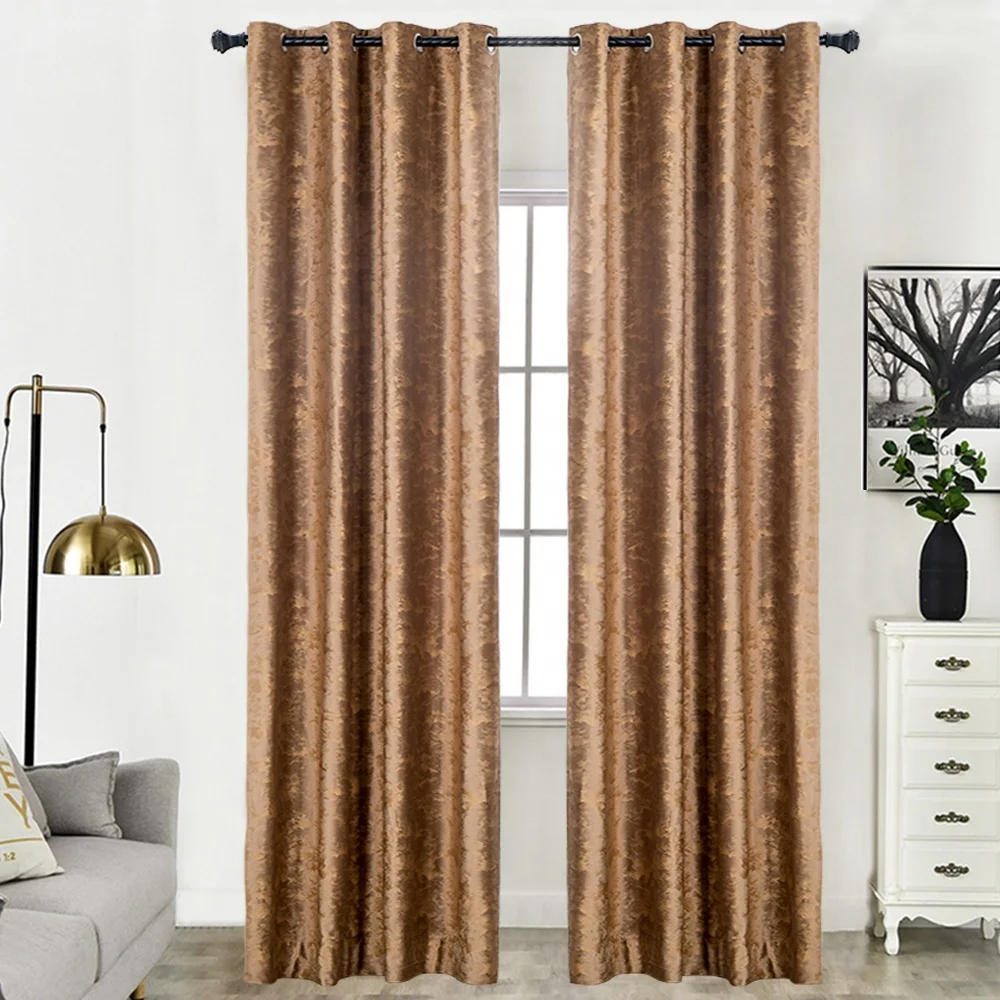 Luxury 3D printed gold velvet  thermal properties keeps warm noise reduction with 8 eyelets cortinas blackout for bedroom