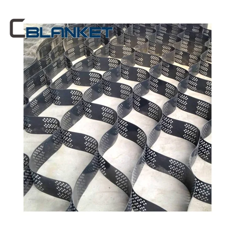 HDPE Geocell пластиковая гравийная сетка для стабилизации почвы
