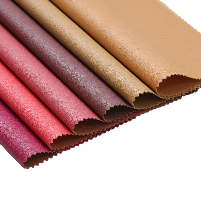 PVC Synthetic Faux Leather Material for Furniture Bags shoes belt and Sofa etc