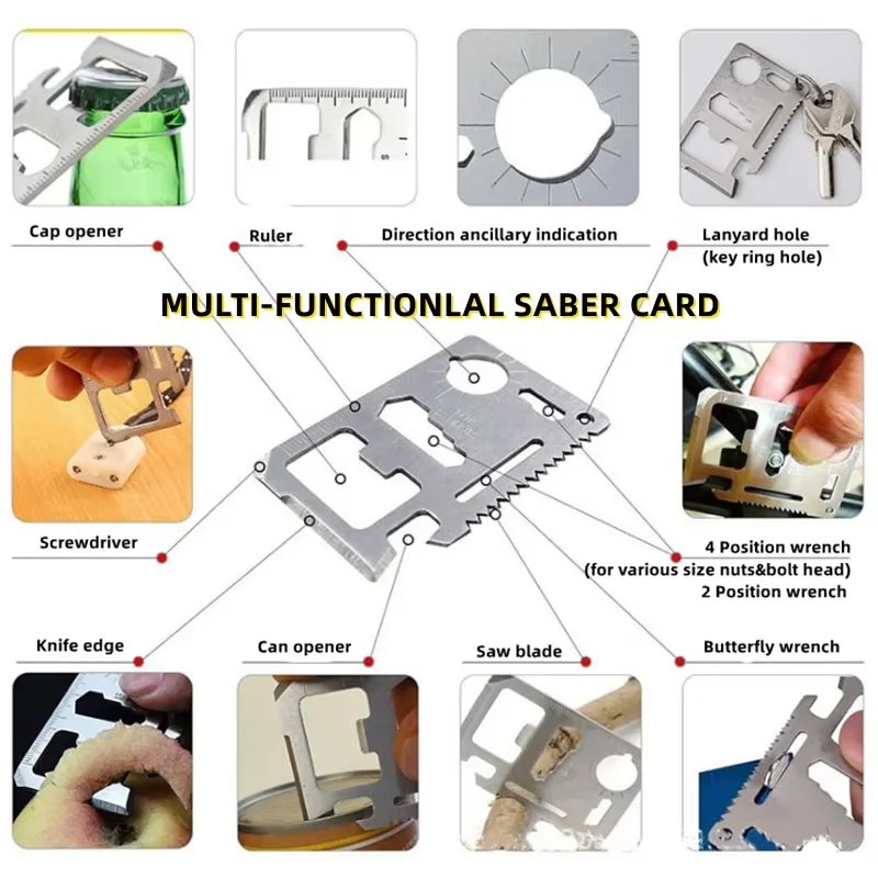 SOS First Aid Kit Box for Survival Emergency Gear Kits First Aid Tin Box