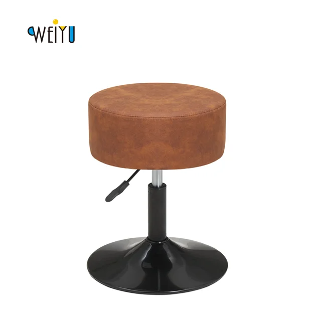 150 Containers per Month new design every week Fabric PU Seat Adjustable Swivel Bar Stool Footstool