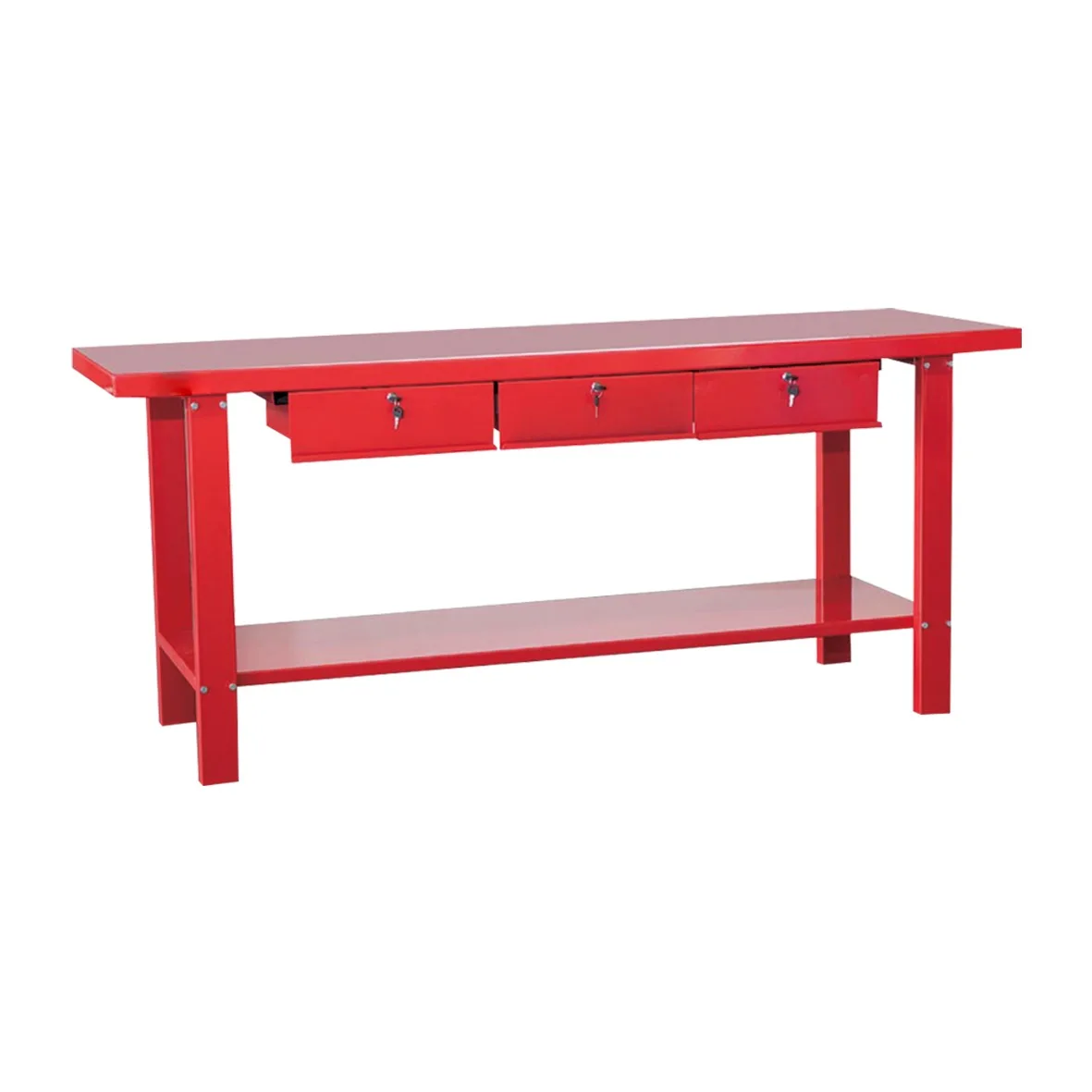 Promotional Top Quality Customized sheet bending services heavy duty metal workbench with three drawers (1600292985117)