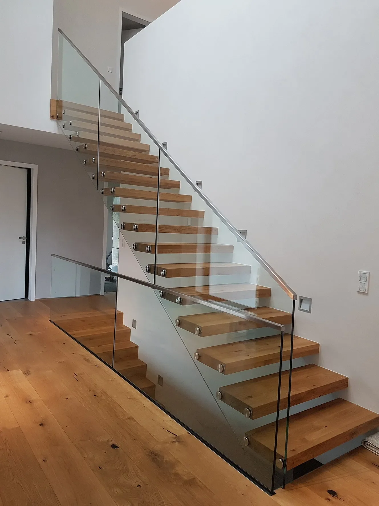 Column villa duplex loft fence platform bay window Balcony Guardrail Balustrade aluminum alloy Stair handrail railing