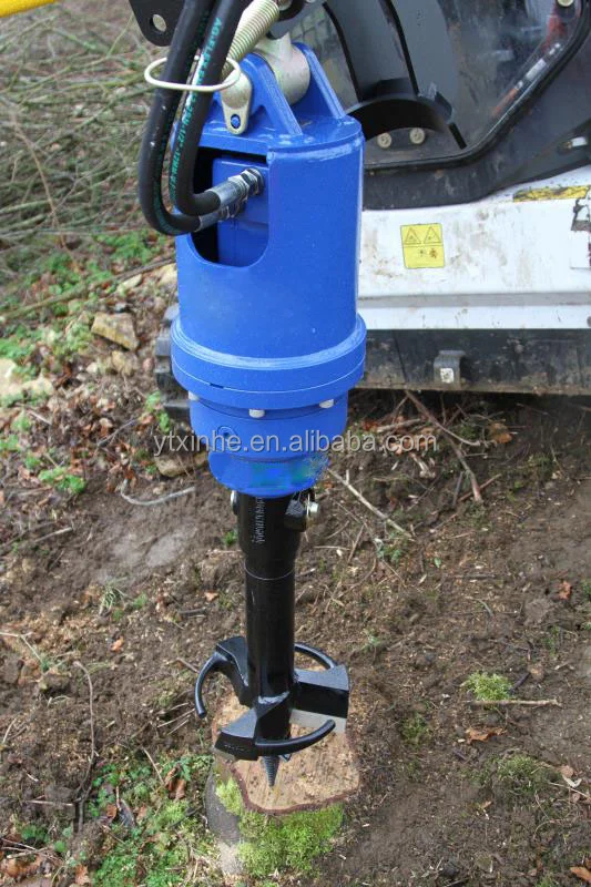 Mini excavator auger attachment in stock