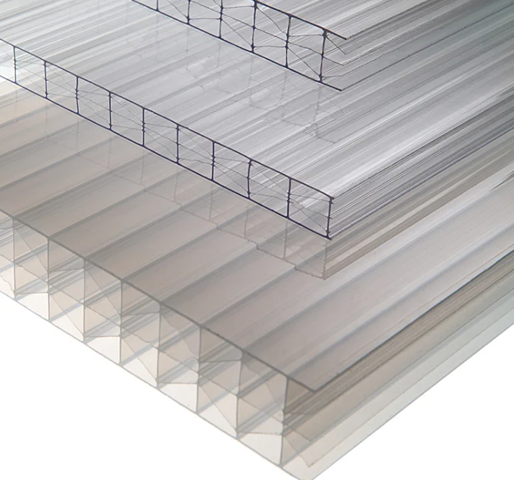 4mm 6mm 8mm 10mm 16mm  polycarbonate roof triple wall multi wall 2100 5800mm polycarbonate roof sheet