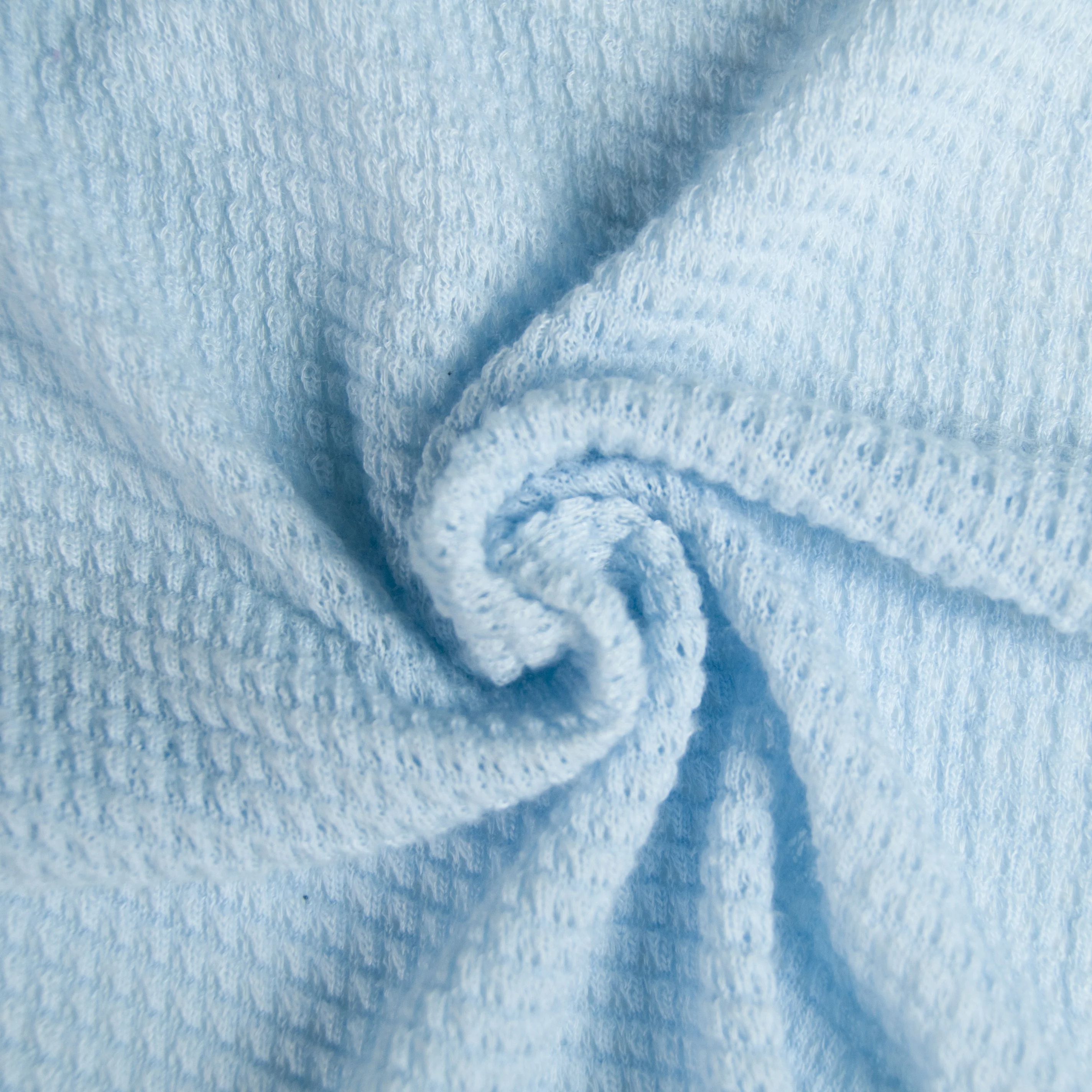 Распродажа низкая цена полиэстер спандекс Свободная трикотажная вафельница для одежды свитер