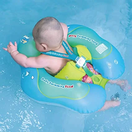 Inflatable water swim pool floats ring blue swimming pool baby portable floating rings floats with safety seat
