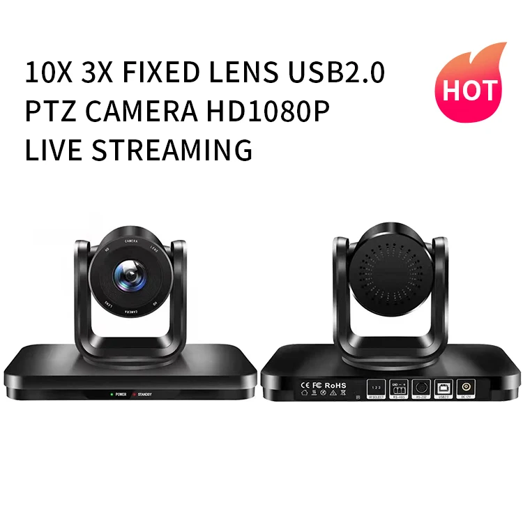 T20 Best Conference Room Combo=Wireless Blue tooth Microphone+HD1080P PTZ Camera USB2.0 Video Conference Camera System