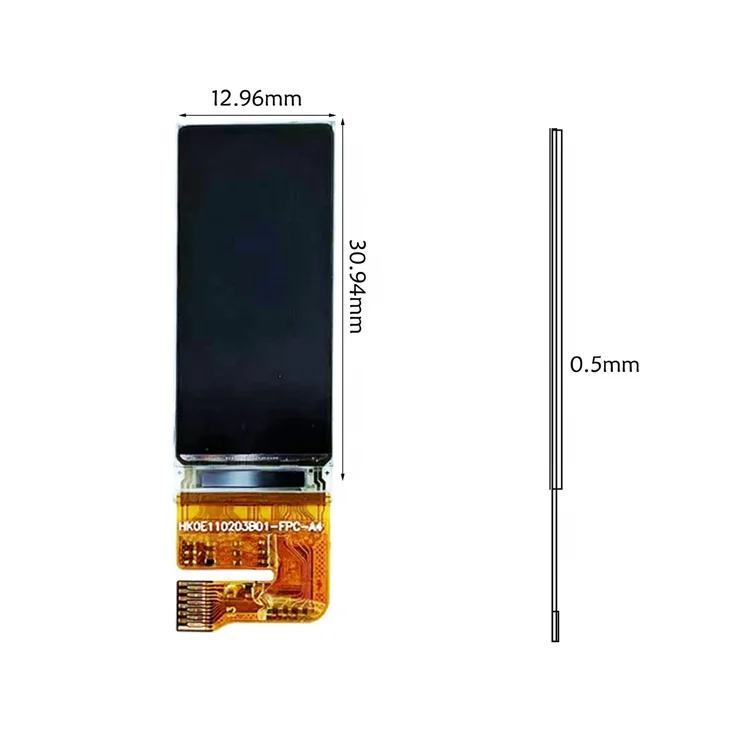 CG-AM011T90332 1.1 inch spi interface full color lcd 126*294 oled micro display for Smart Wearable