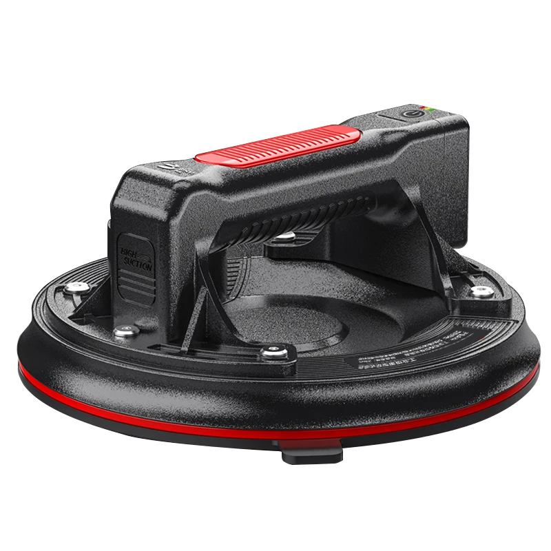 Glass Suction Cup Electric Vacuum Suction Cup Lifter 220KGS Heavy Duty Hand-held with pressure gauge