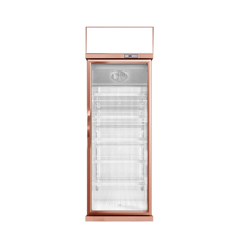 LG-620 однодверный холодильник коммерческий вертикальный кулер большой емкости