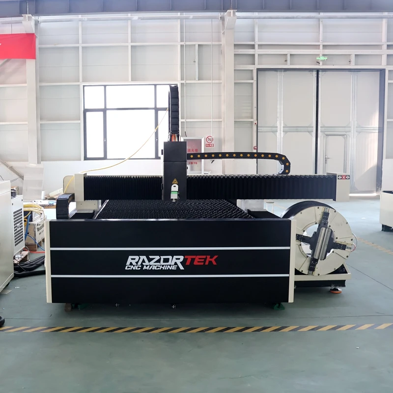 High Accuracy Raycus Fiber Laser Cutting Machine Stainless Steel Sheet Metal Carbon Aluminum Metal Tube Metal Plate Fuji Servo