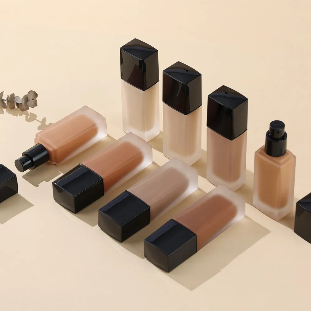 High Quality Foundation Liquid Full Coverage Long Lasting Natural Foundation Cream Private Label Matte Makeup Foundation