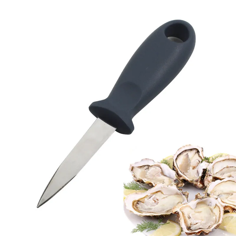 High quality multi-function stainless steel non-slip Raw oysters sheller with PP handle kitchen tool