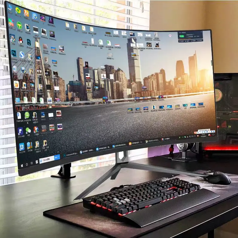 Ultra Wide 49 inch Curved Gaming Monitor with 5K HD Display and 144Hz Refresh Rate