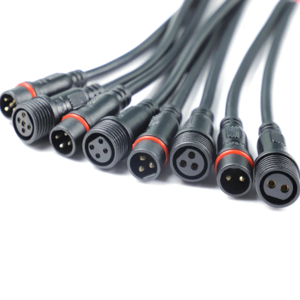 IP67 IP68 прямой гнездовой кабель для сенсорного привода 17 way M12 to штекер 5 м 17pin разъем