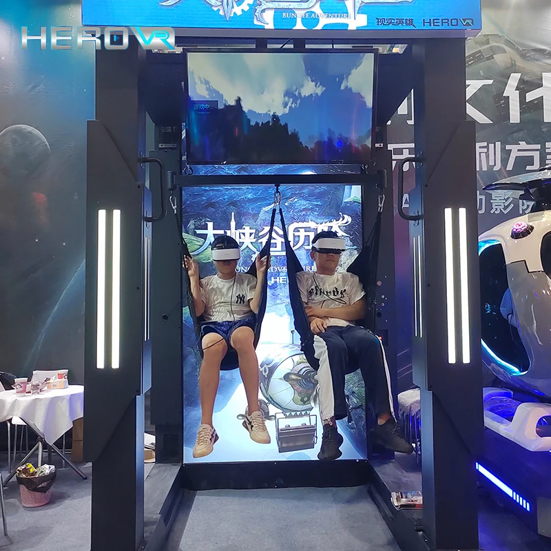 HEROVR Playground One-Of-A-Kind Vr 9D Virtual Reality Simulator VR Bungee Jumping Machine All Ages