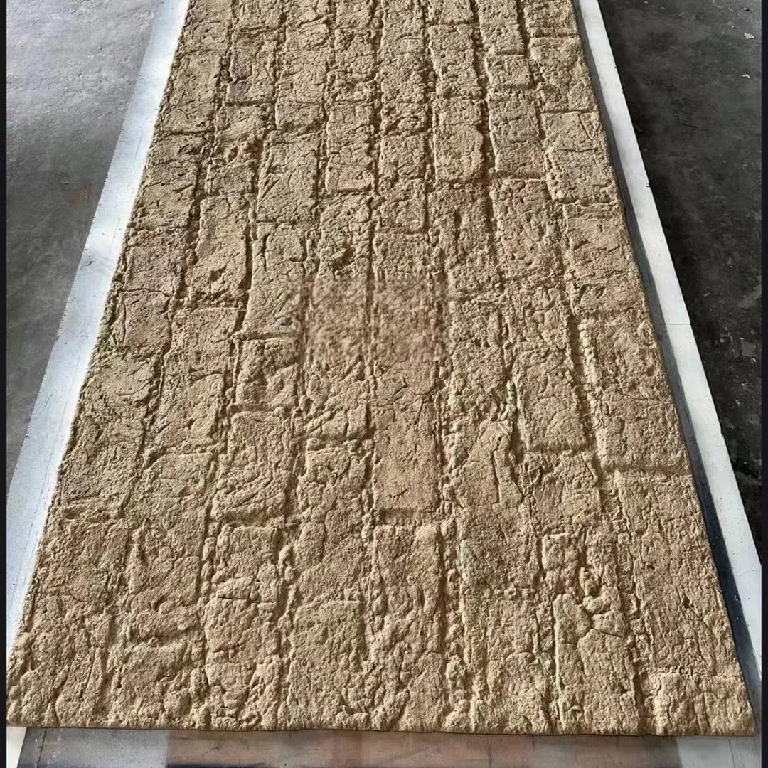 Самая популярная композитная бамбуковая тканая Гибкая каменная мягкая плитка настенная фарфоровая безопасная Энергосберегающая для внутренней стены