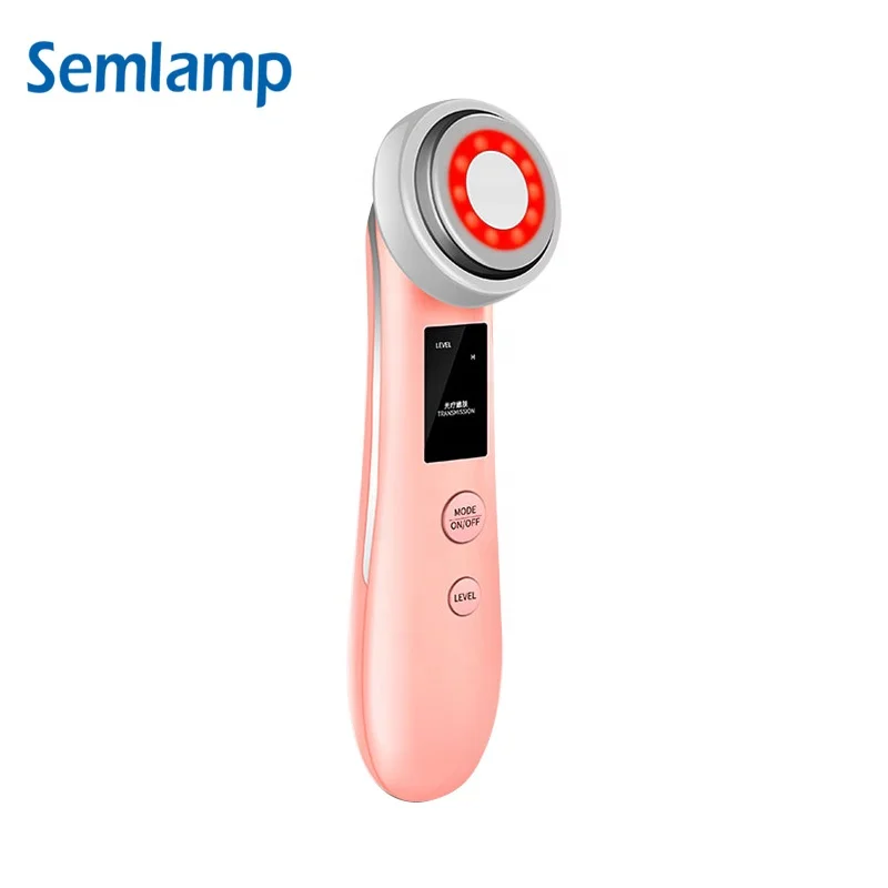 New Trending Home Use LED Red Light Facial Lifting Beauty EMS RF Mesotherapy Face Skin Care Device