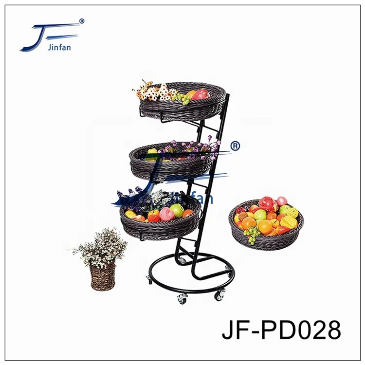 Customized Supermarket Store Shop fruit Promotion Displays