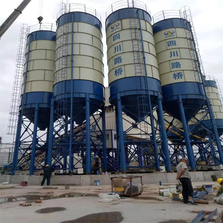 Full-automatic lime silo dosing device Multifunctional steel silo sheet cement silo