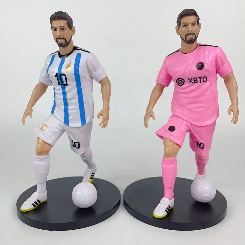 Neymar Ronaldo Messi Football Star Statue Home Decoration Soccer Gift Souvenir Collectable s Figures