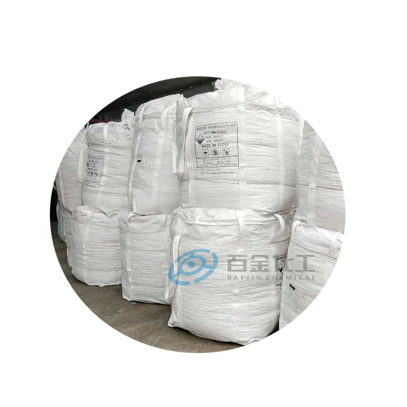 baijin supply (nahs) sodium hydrosulfide 70% flakes irregular granules price cas no: 16721-80-5