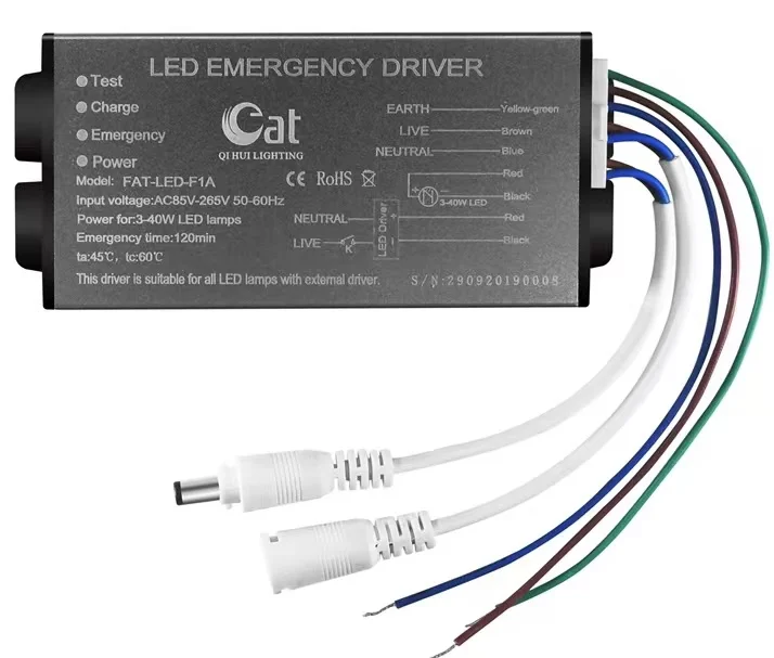 Hot selling and High Power  LED Emergency Driver  in  Cheap and Fine Price with CE and ROHS in School  and Shopping Store