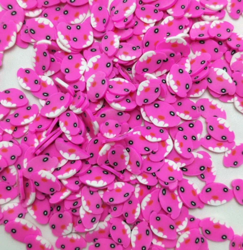 Nice Cute Lovely  Small Bird Chicken Shape Polymer Clay Sprinkles For Crafts Making Scrapbook DIY Slime Filler