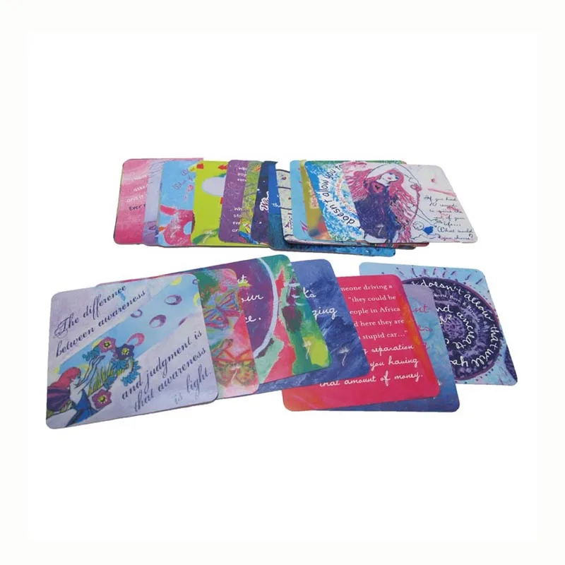 Waterproof Playing Card With Tuck Box Front And Back Printing Logo Baby Playing Games Custom Paper Everyday Encourage Cards