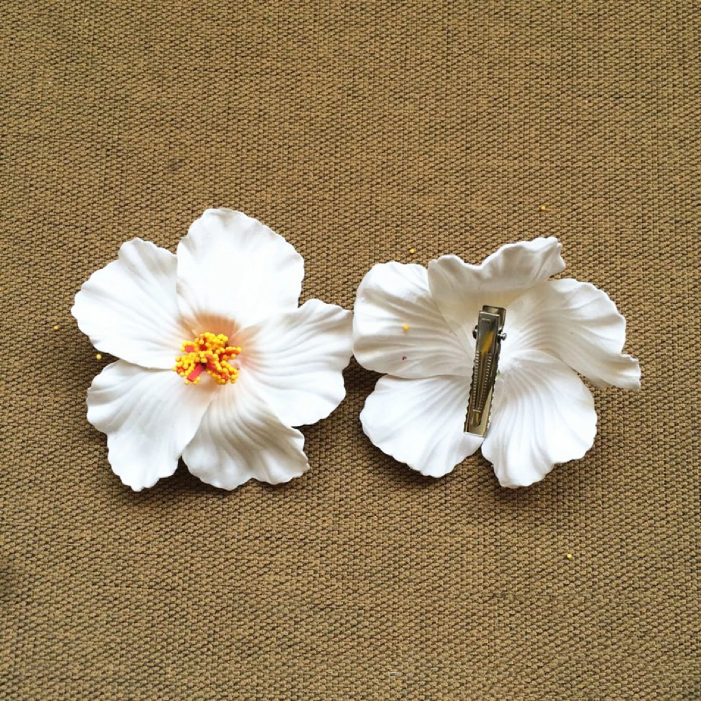 Bohemian Style Artificial Flower Hair Clips Vacation Beach Party Hair Clip Accessories For Women Girls Wedding