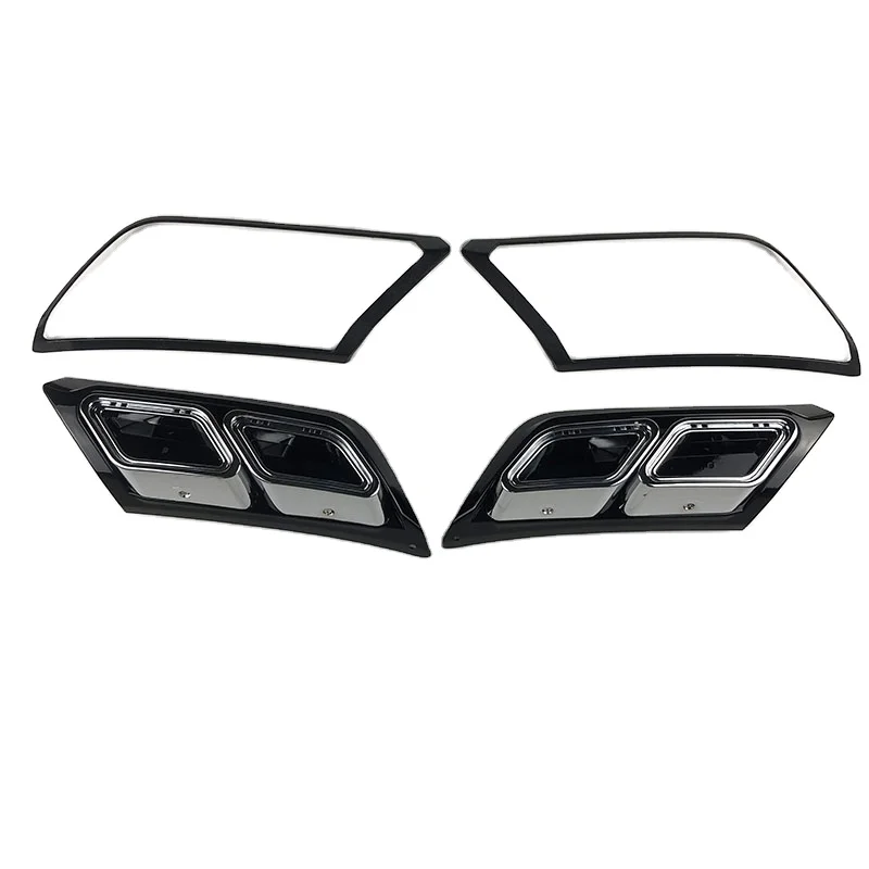 Подходит для KIA карнавал 2021 высокое качество задний наконечник хром советы одна пара заднего сбоку шаги и рассеиватель света подходит для KIA карнавал 2021 высокое