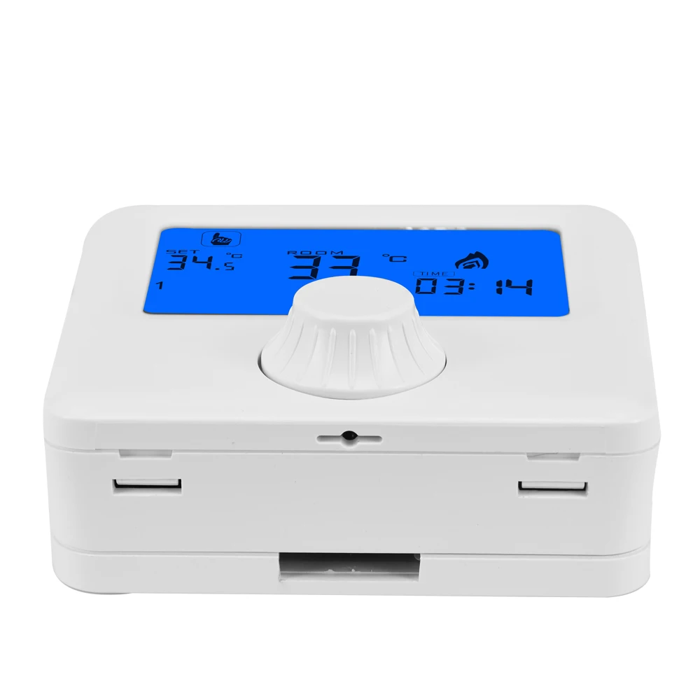 Цифровой регулятор температуры газового котла по заводской цене, программируемый термостат с 2 батарейками АА