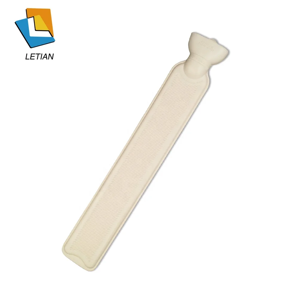 2000ml long hot water bag with coral fleece customized design